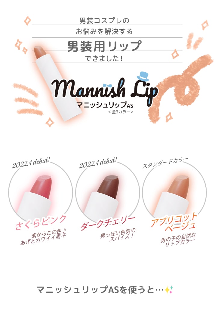 I made a lip for men's wear!