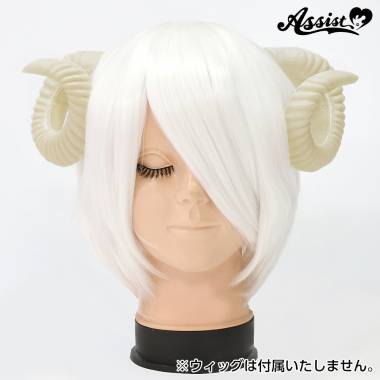 Sheep horn white clip type