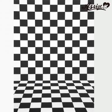★ Limited time sale ★ Background cloth 50 checkered pattern