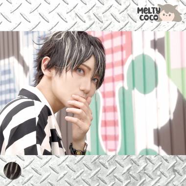 Inner Color Mannish Short Melty Black Gold