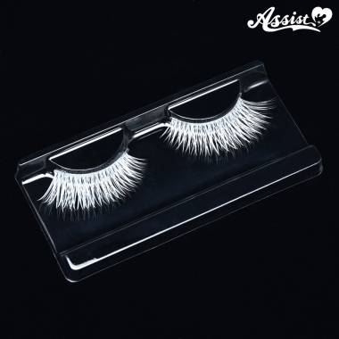 Color False Eyelashes White Hair Extension Type