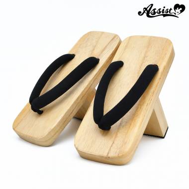 Single tooth Geta 10.5 cm Thong black