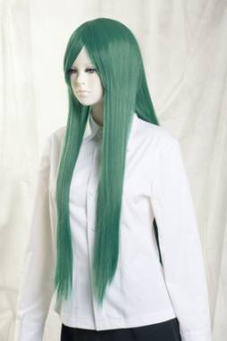 Long Wig with 1 Round Skin Top　Dark Green NMIGG-12