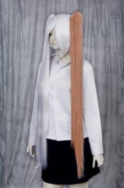 100cm Clip-in Wig　Peach Orange NORU-74