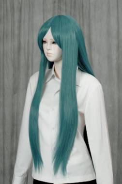 Long Wig with 1 Round Skin Top　Cyber Green NMD-83