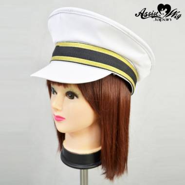 military cap　White