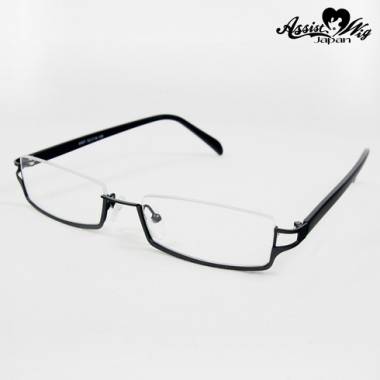 Half-frame glasses (lower type)　Black