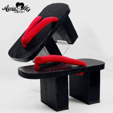 High clogs (black paint) 10.5 cm　Nostalgia Red