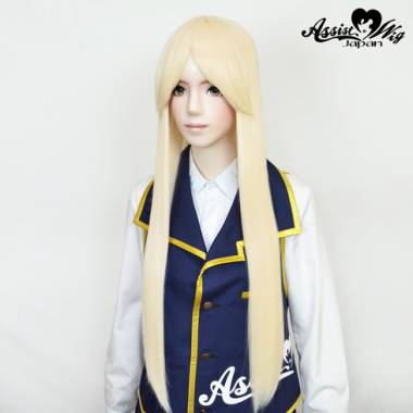 Long Wig with 1 Round Skin Top　Milky NMLK-124