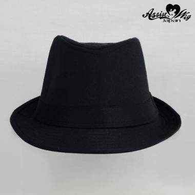 Folded hat　Black
