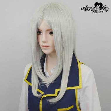 Styleable Wig　White Silver 60