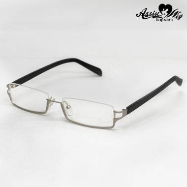Half-frame glasses (lower type)　Silver