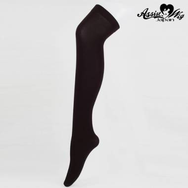 World over knee socks　Brown