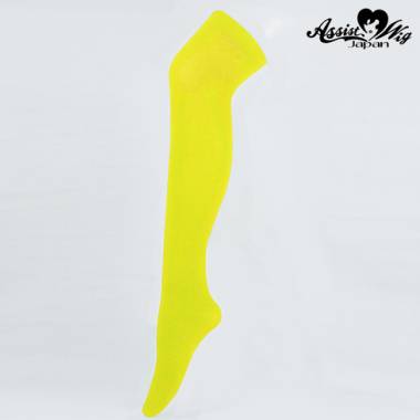 World over knee socks　Yellow