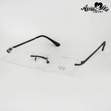 No frame eyeglasses　Black
