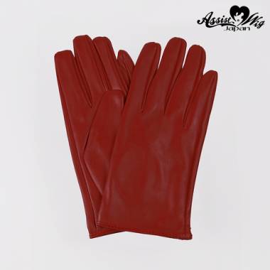 Synthetic Leather Gloves (Short)