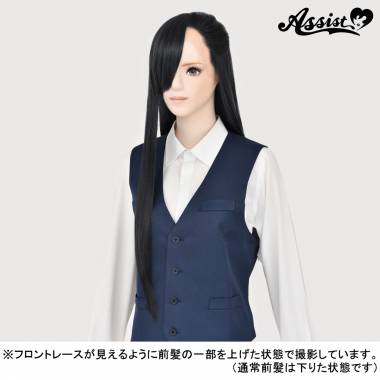 Front Lace Long　Smoke Black NSBK-106