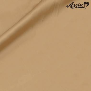 Assist Satin Fabric 125cm Wide X 50cm Brown　No.14