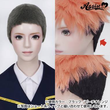 Shaved Wig　Dark Silver 171