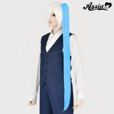 100cm Clip-in Wig　Sky Blue NISA-4