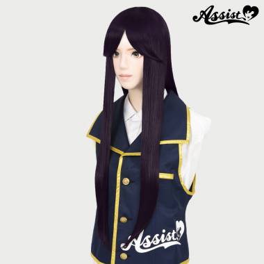 Long Wig with 1 Round Skin Top　Blackberry NMSB-38