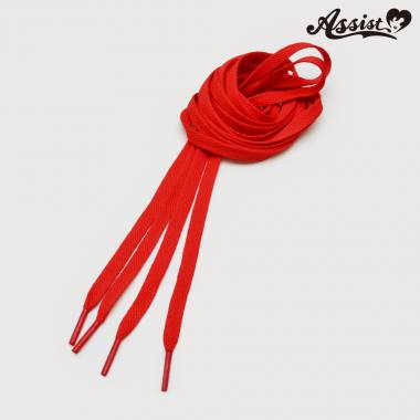 Sneaker shoelace 160cm 8mm width (flat lace)　Red