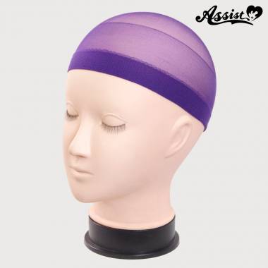 Wig net (swimming cap type)　purple