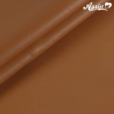 Stretch Synthetic Leather Fabric 135cm Wide X 50cm Brown　No.17