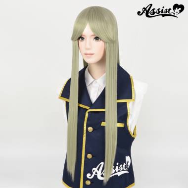 Long Wig with 1 Round Skin Top　Moon Ash NMA-29