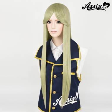 Long Wig with 1 Round Skin Top　Powder Gold NPG-123