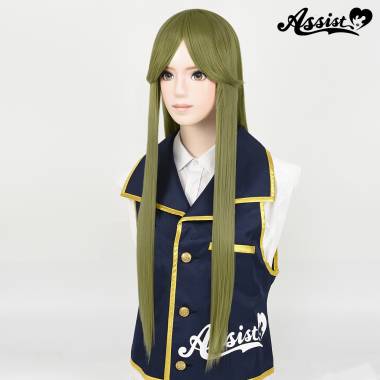 Long Wig with 1 Round Skin Top　Basil Gold NBJ-30