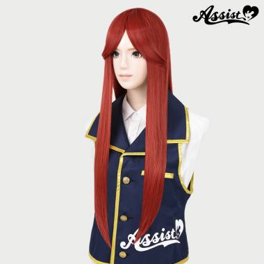 Long Wig with 1 Round Skin Top　Framboise NHB-121