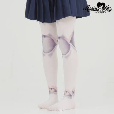 Spherical joint stocking　White