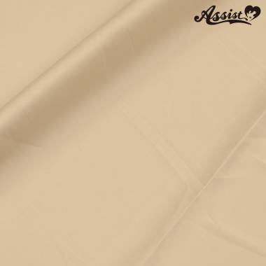 Assist Satin Fabric 125cm Wide X 50cm Brown　No.18