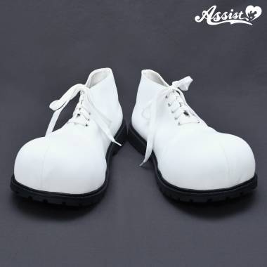 big clown shoes　White