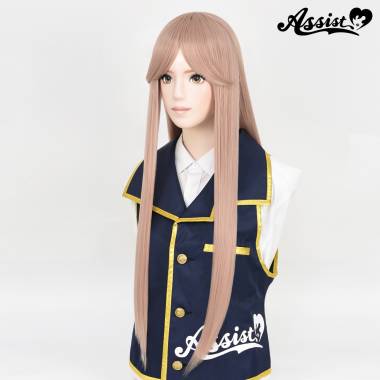 Long Wig with 1 Round Skin Top　Beige NBE-91