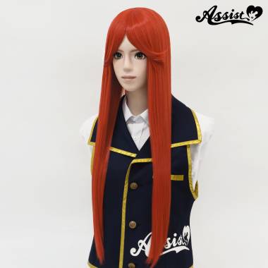 Long Wig with 1 Round Skin Top　Hero Red NHRD-149