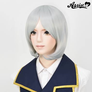 Inward Curls Bob　White Silver 60