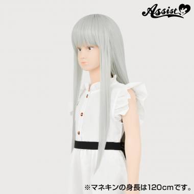 Kids Long　White Silver 60