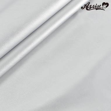 Stretch Synthetic Leather Fabric 135cm Wide X 50cm Gold/Silver　No.2