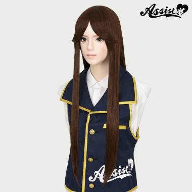 Long Wig with 1 Round Skin Top　Light Brown 702