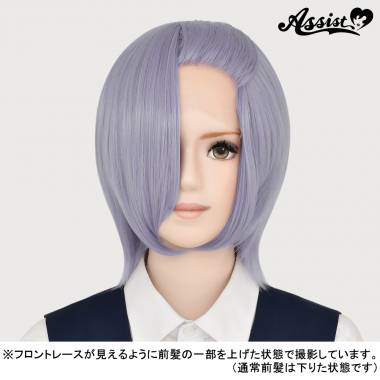 Front Lace Short　Purple Silver NPS-144