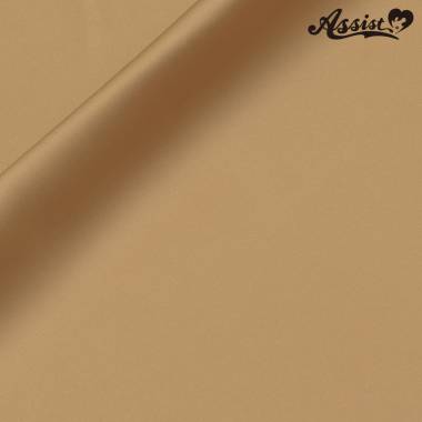 Assist Satin Fabric 125cm Wide X 50cm Brown　No.15