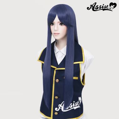 Long Wig with 1 Round Skin Top　Twilight Blue NTBL-160