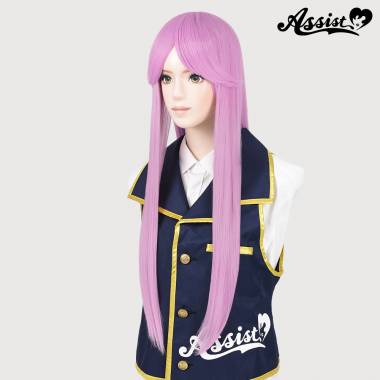 Long Wig with 1 Round Skin Top　Smoky Pink NCS-51