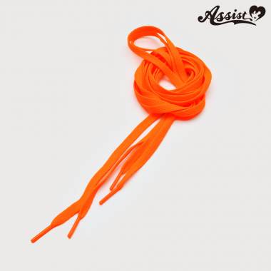 Sneaker shoelace 160cm 8mm width (flat lace)　Orange