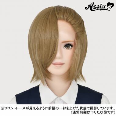 Front Lace Short　Milk Tea Gold 22