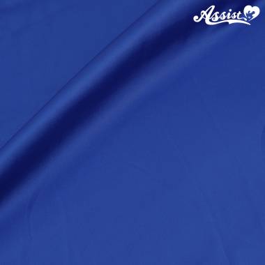 Assist Satin Fabric 125cm Wide X 50cm Blue　No.53