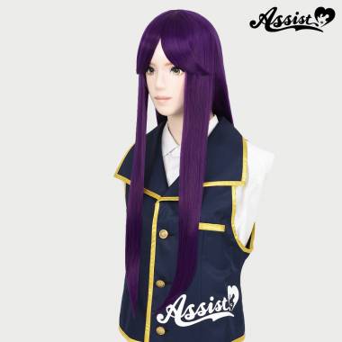 Long Wig with 1 Round Skin Top　Murasaki NMSK-116