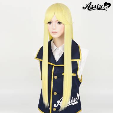 Long Wig with 1 Round Skin Top　Gold 613